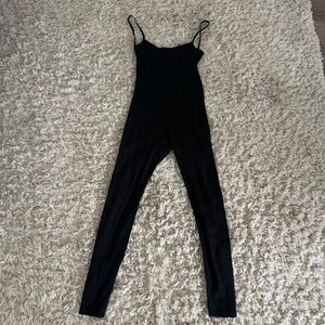 SHEIN Black Strappy Jumpsuit